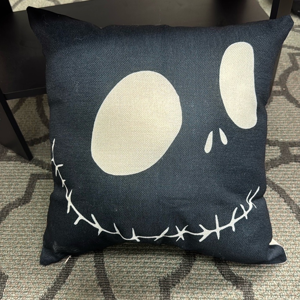 Jack Skellington Nightmare Before Christmas home decorative pillow new Halloween